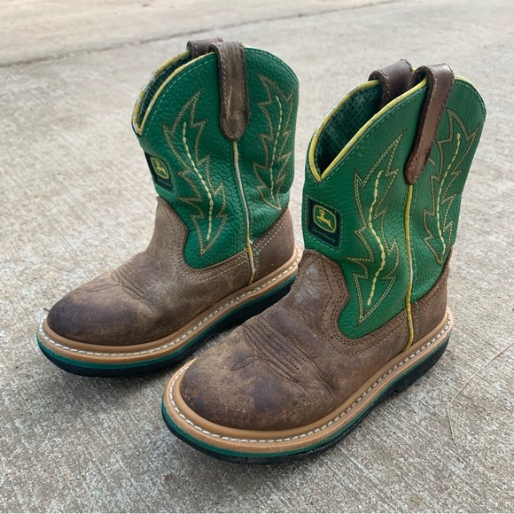 John Deere Shoes John Deere Kids Cowboy Boots Leather 2 Poshmark